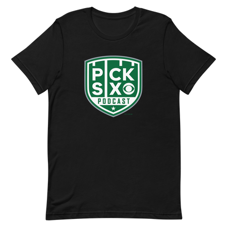 Pick Six Podcast Logo Adult Short Sleeve T - Shirt - Paramount Shop