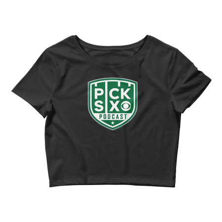 Pick Six Podcast Logo Women's Crop Top - Paramount Shop