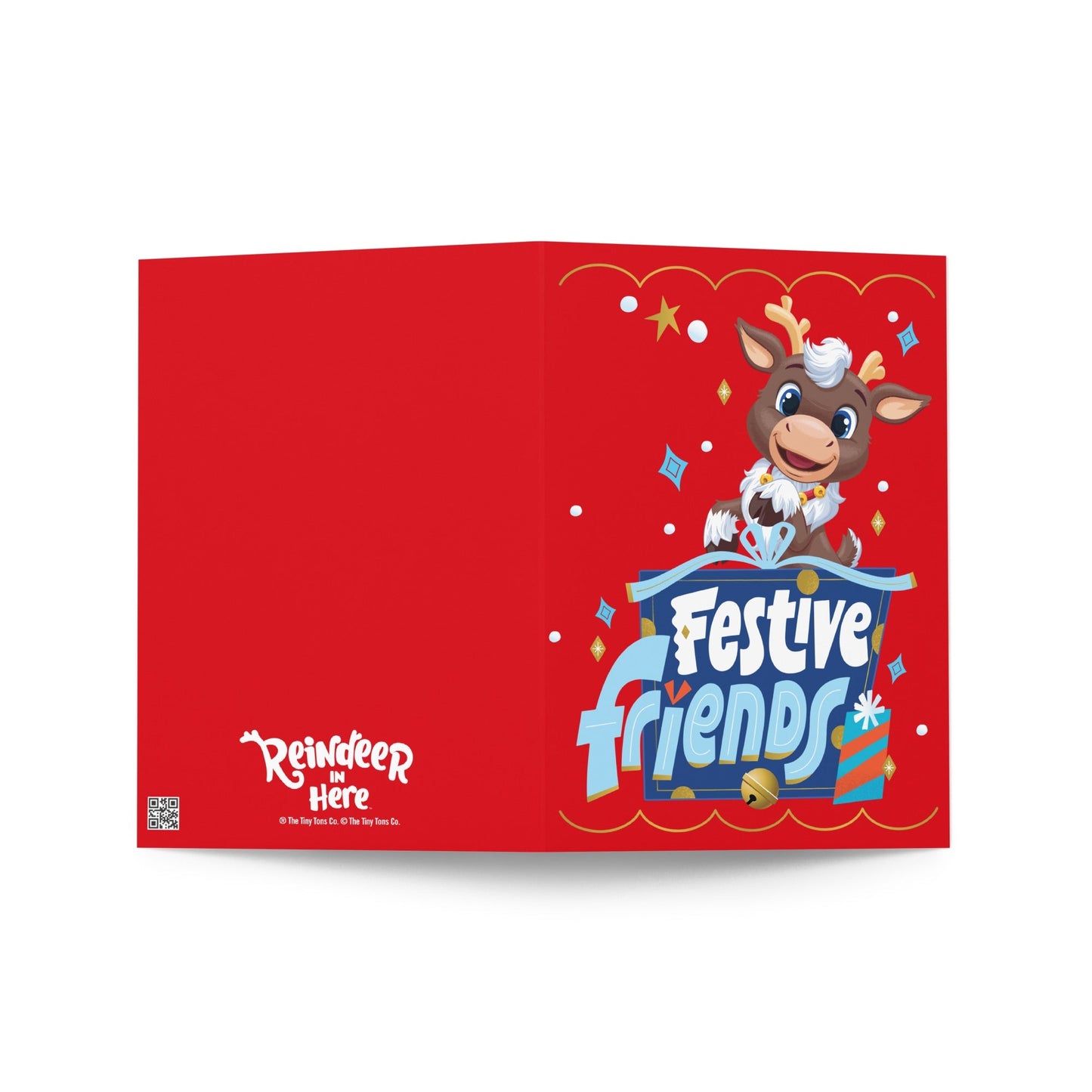 Reindeer in Here Festive Friends Holiday Card - Paramount Shop