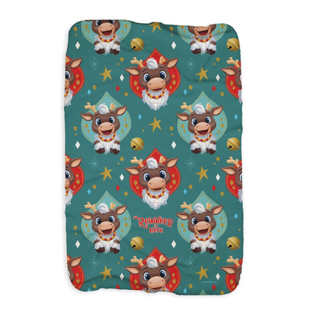 Reindeer in Here Sherpa Blanket - Paramount Shop