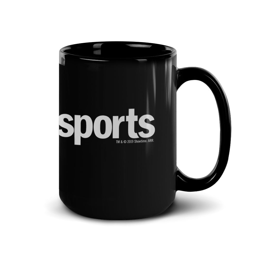 SHOWTIME Sports SO Sports Red Bug Outline Logo Black Mug - Paramount Shop