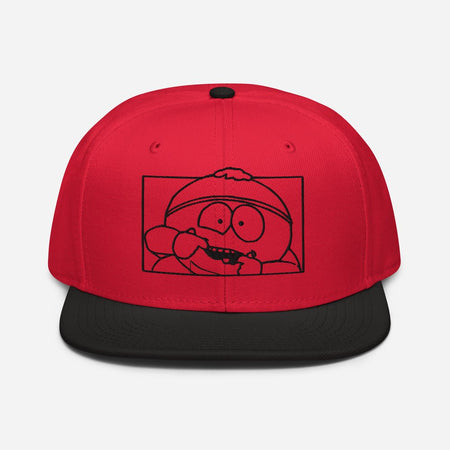 South Park Cartman Fun Face Embroidered Snapback Hat - Paramount Shop
