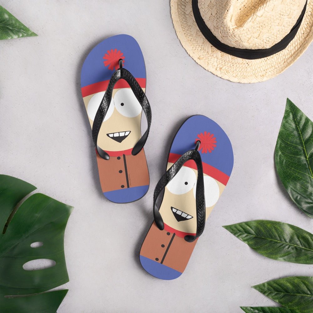 South Park Stan Big Face Flip Flops - Paramount Shop