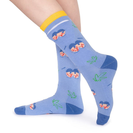 South Park Towelie Stoned Eyes Socks with Pocket - Paramount Shop