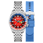 Spinnaker x Spongebob Squarepants Bradner GMT Automatic Bubbly Grins Mr. Krabs Limited Edition Watch - Paramount Shop