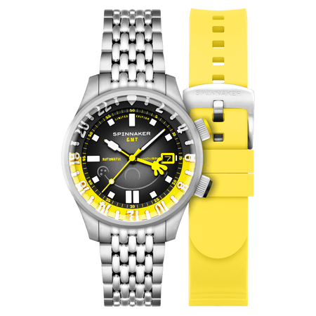 Spinnaker x Spongebob Squarepants Bradner GMT Automatic Bubbly Grins Spongebob Limited Edition Watch - Paramount Shop