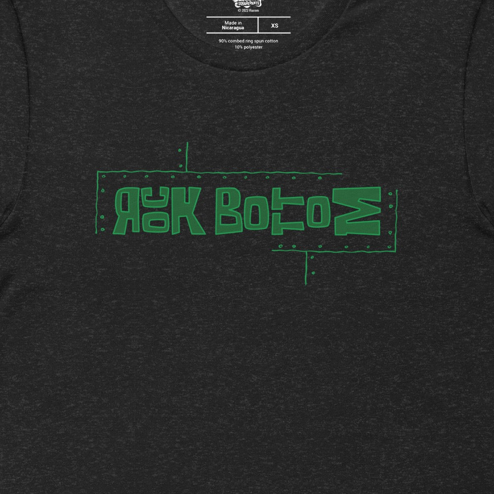SpongeBob Rock Bottom Sign T - Shirt - Paramount Shop