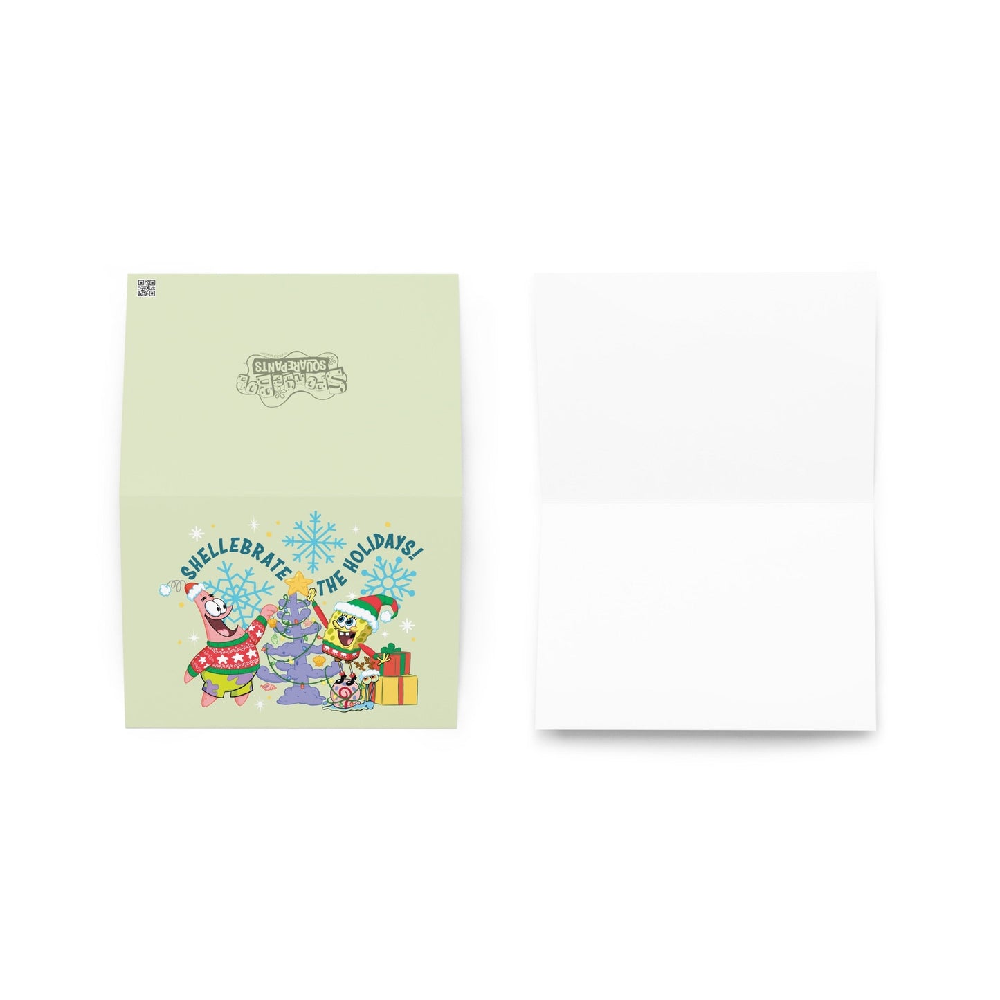 SpongeBob Shellebrate the Holidays Greeting Card - Paramount Shop