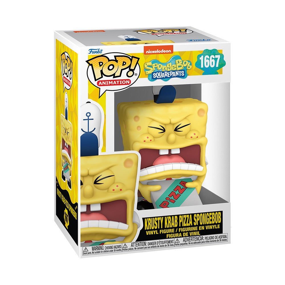 Bob l'éponge Bob d'éponge du 25e anniversaire avec pizza funko pop ... Bob l'éponge Bob d'éponge du 25e anniversaire avec pizza funko pop ...