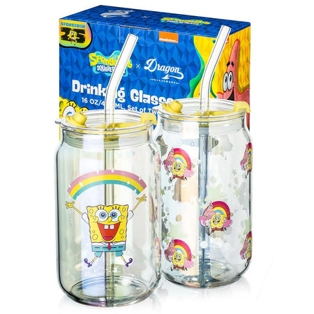 SpongeBob SquarePants Drinking Glasses - Imagination! - Paramount Shop