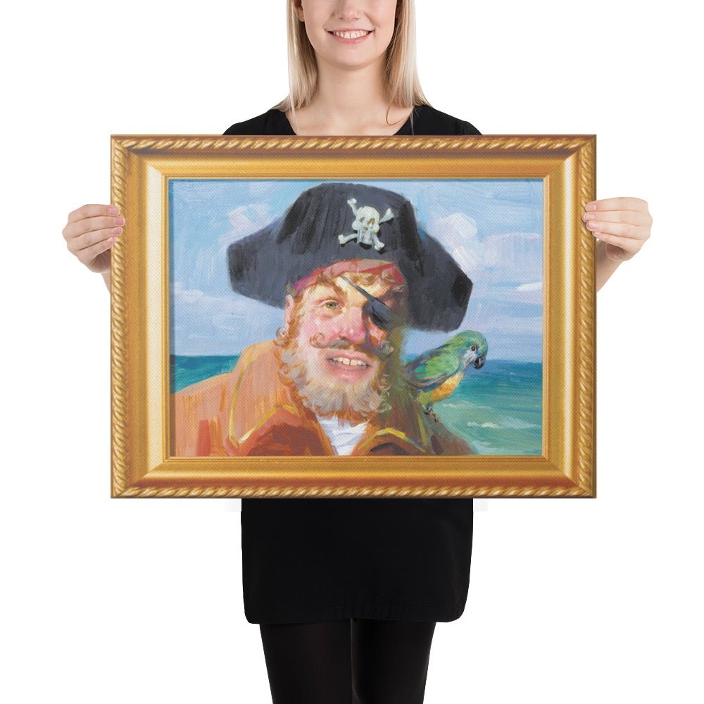 Spongebob Squarepants Painty the Pirate Canvas - Paramount Shop