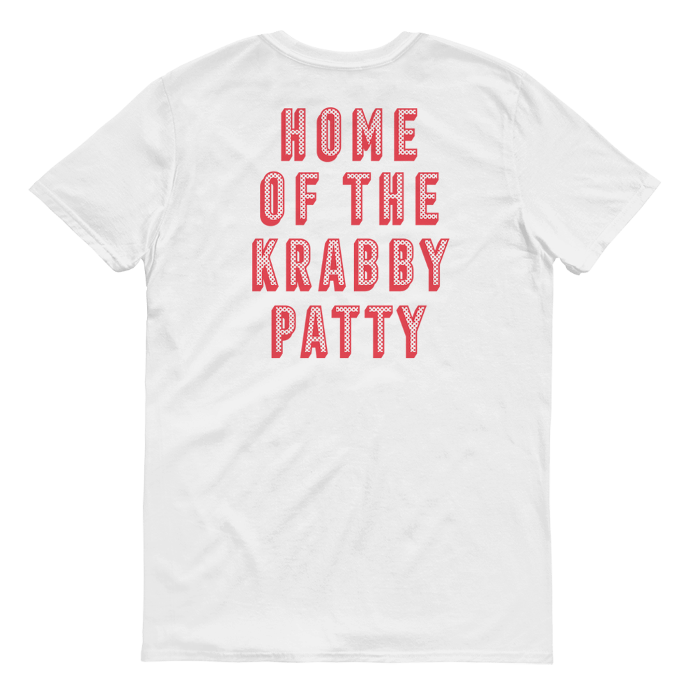 SpongeBob SquarePants The Krusty Krab Home of the Krabby Patty Adult Short Sleeve T - Shirt - Paramount Shop