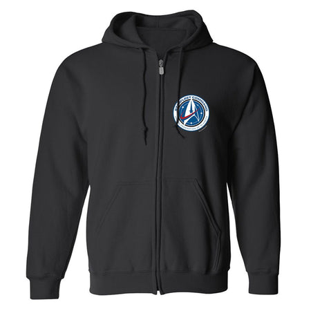Star Trek: Discovery Starfleet Command Fleece Zip - Up Hooded Sweatshirt - Paramount Shop