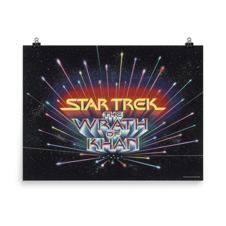 Star Trek II: The Wrath of Khan Movie Premium Satin Poster - Paramount Shop
