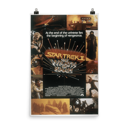 Star Trek II: The Wrath of Khan Movie Premium Satin Poster - Paramount Shop