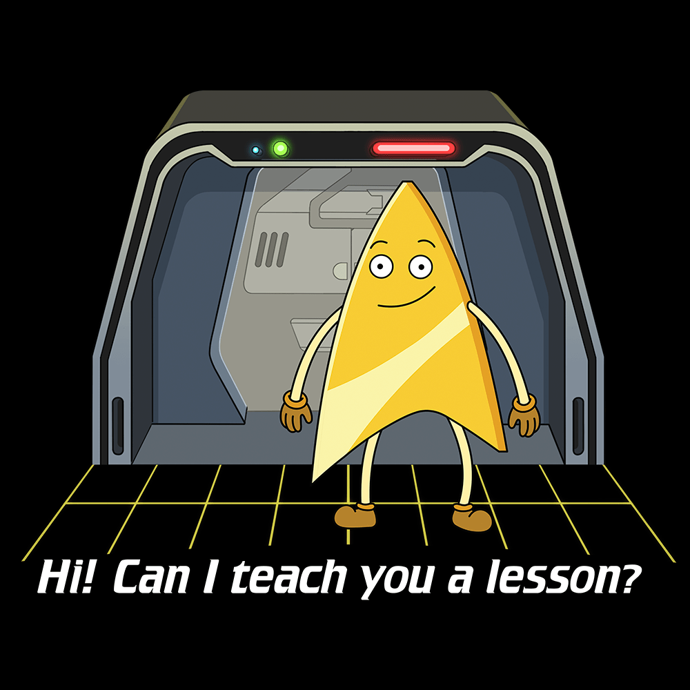 Star Trek: Lower Decks Badgey Lesson Adult Short Sleeve T - Shirt - Paramount Shop