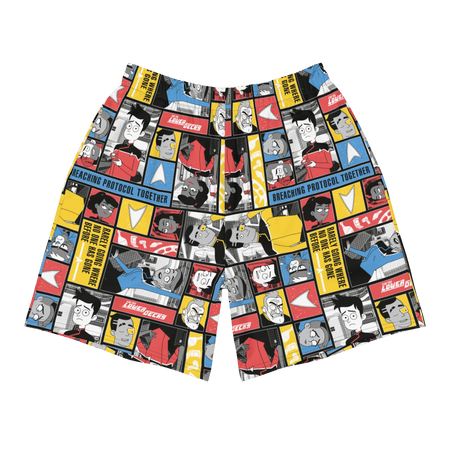 Star Trek: Lower Decks Blocks Pattern Athletic Shorts - Paramount Shop