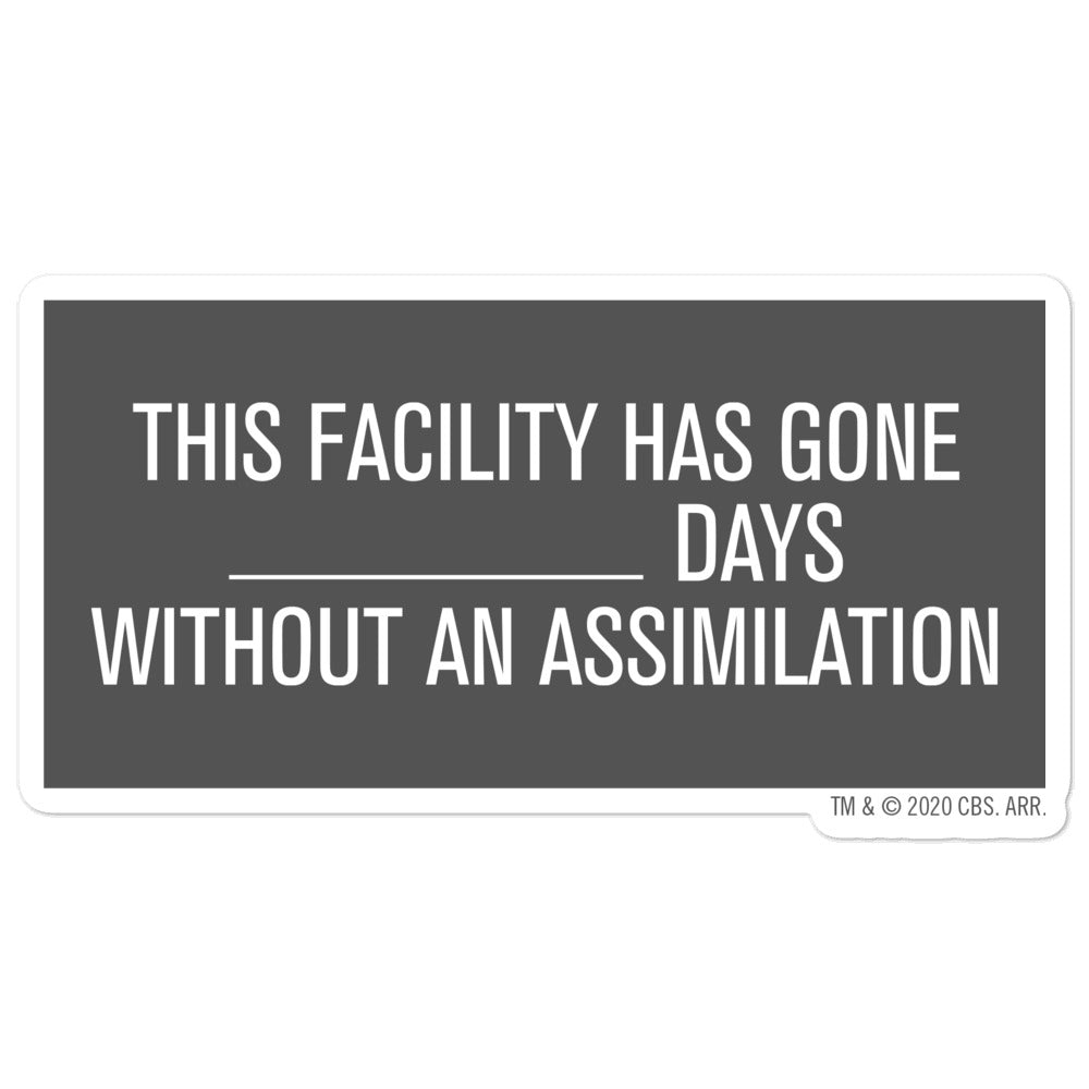 Star Trek Picard Assimilationszeichen Gestanzter Aufkleber Paramount Star Trek Picard Assimilationszeichen Gestanzter Aufkleber Paramount