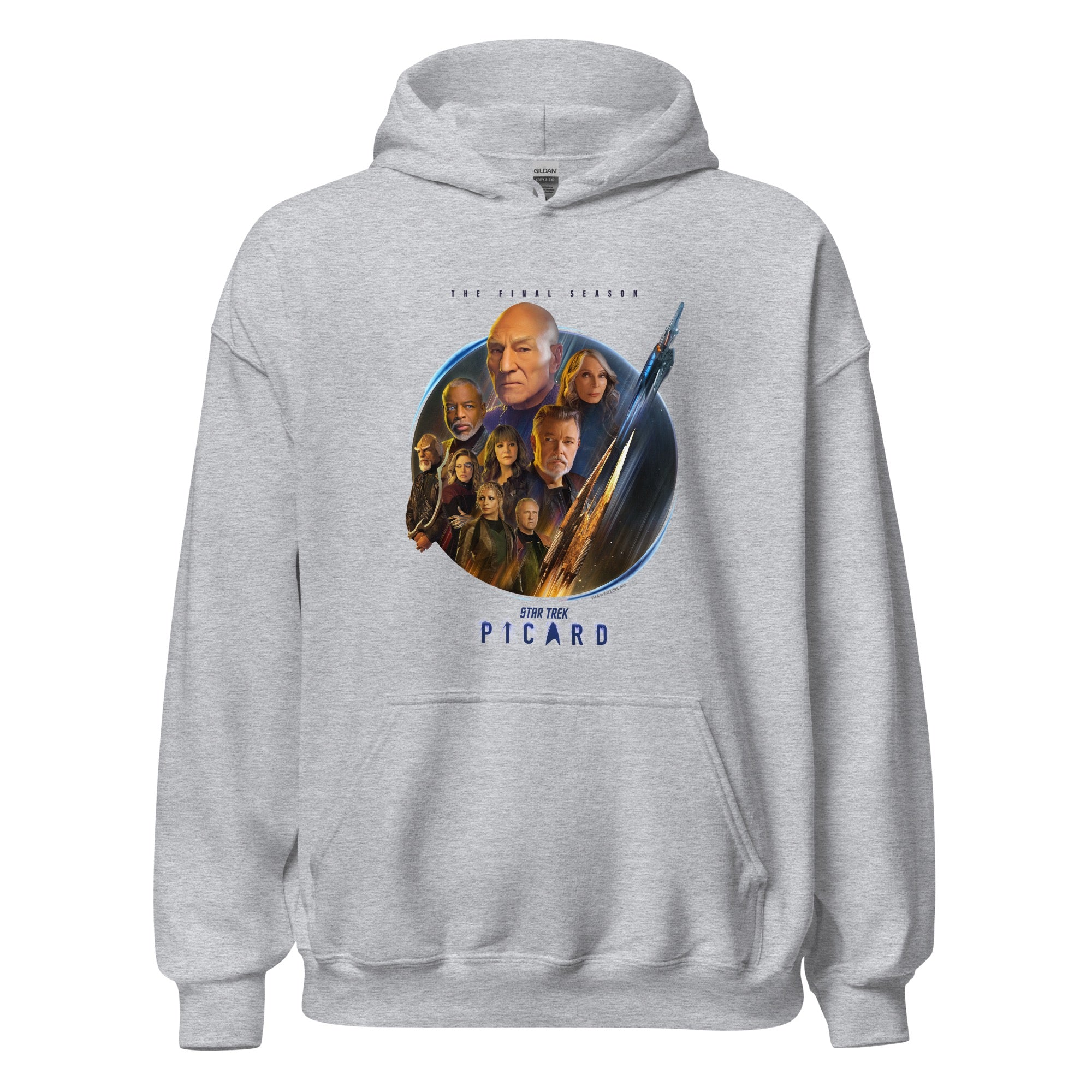 Hooded Sweatshirt Captain Picard Pullover Star Trek Picard