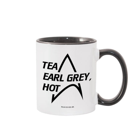 Star Trek: The Next Generation Tea Earl Grey Hot 11 oz Two - Tone Mug - Paramount Shop
