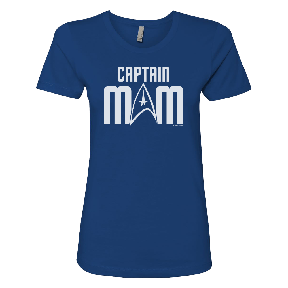 Star Trek: The Original Series Captain Mom Women's Short Sleeve T - Shirt - Paramount Shop
