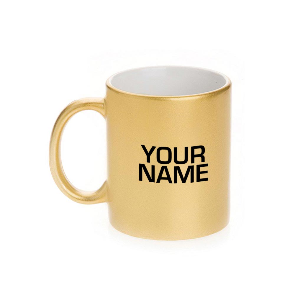 Star Trek: The Original Series Delta Personalized 11 oz Gold Metallic Mug - Paramount Shop