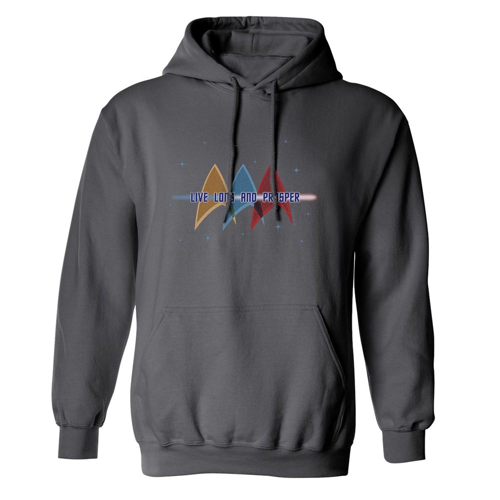 Star Trek: The Original Series Live Long and Prosper Deltas Fleece Hooded Sweatshirt - Paramount Shop
