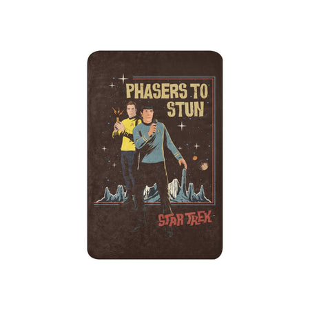 Star Trek: The Original Series Phasers To Stun Premium Sherpa Blanket - Paramount Shop