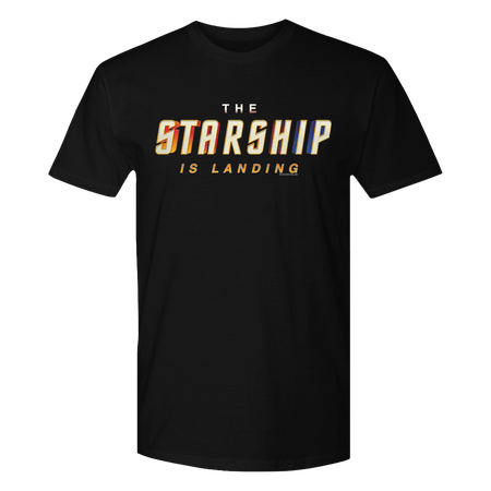 Star Trek The Starship Is Landing Adult Short Sleeve T - Shirt - Paramount Shop