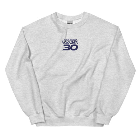 Star Trek: Voyager 30th Anniversary Embroidered Logo Crewneck Sweatshirt - Paramount Shop