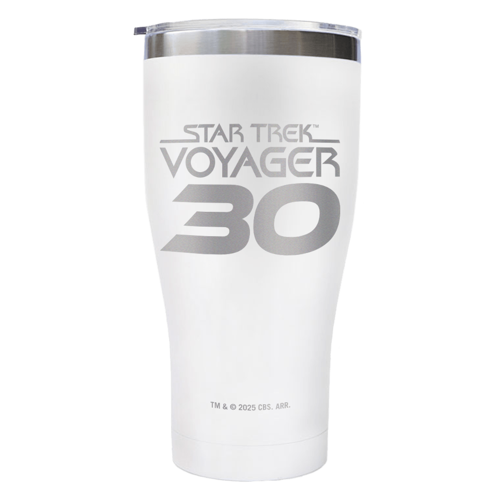 Star Trek: Voyager 30th Anniversary Logo Etched Tumbler - Paramount Shop