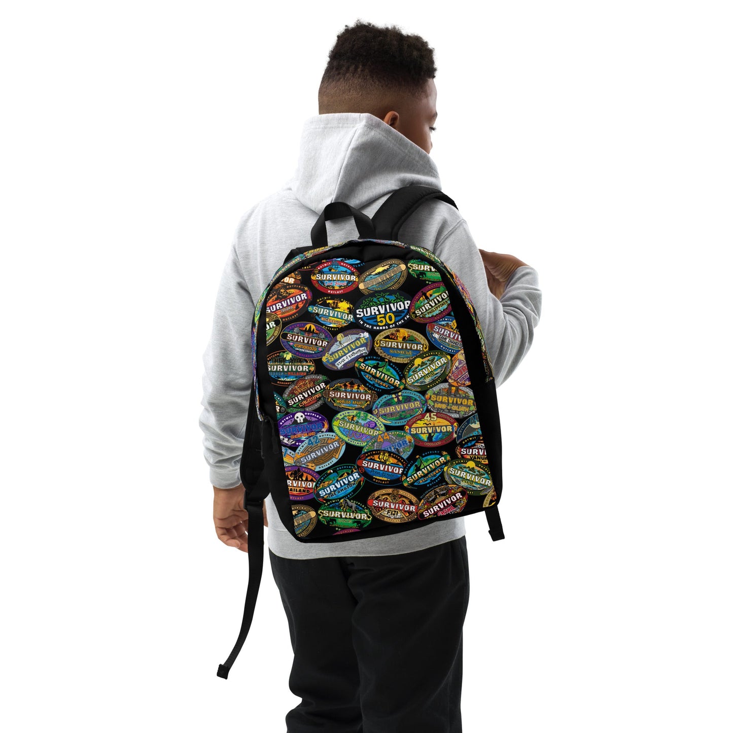 Survivor Backpack 50 Seasons Logos - Paramount Shop
