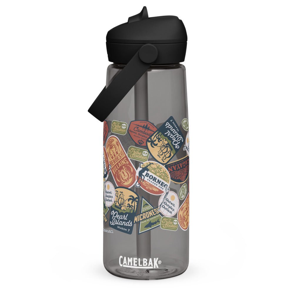 Survivor Fan Favorites Badge Flip Straw Water Bottle | CamelBak Thrive® - Paramount Shop
