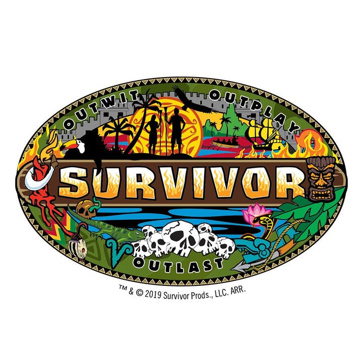Survivor Mashup Logo Stainless Steel Water Bottle - Paramount Shop