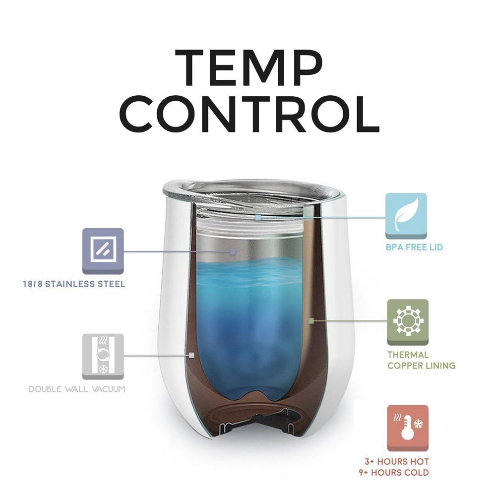 Survivor Outwit, Outplay, Outlast 12 oz Wine Tumbler - Paramount Shop