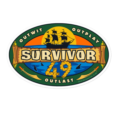 Survivor Season 49 Logo Sticker - Paramount Shop