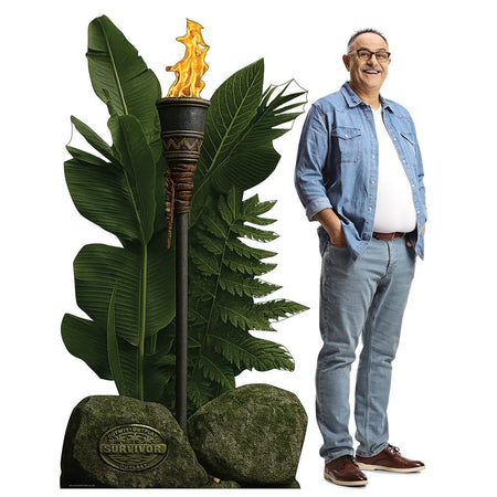 Survivor Single Tiki Torch Cardboard Cutout Standee - Paramount Shop
