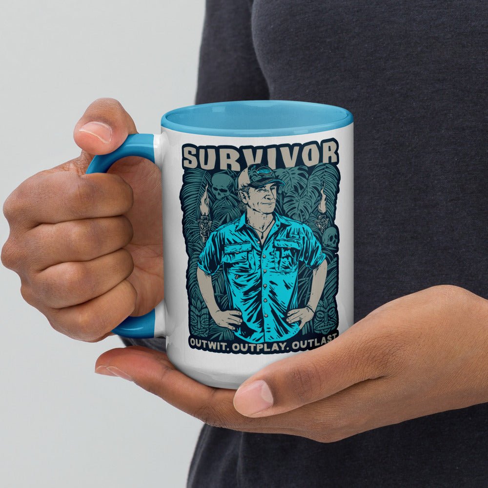 Survivor Two - Tone Mug Jeff Outwit. Outplay. Outlast. - Paramount Shop