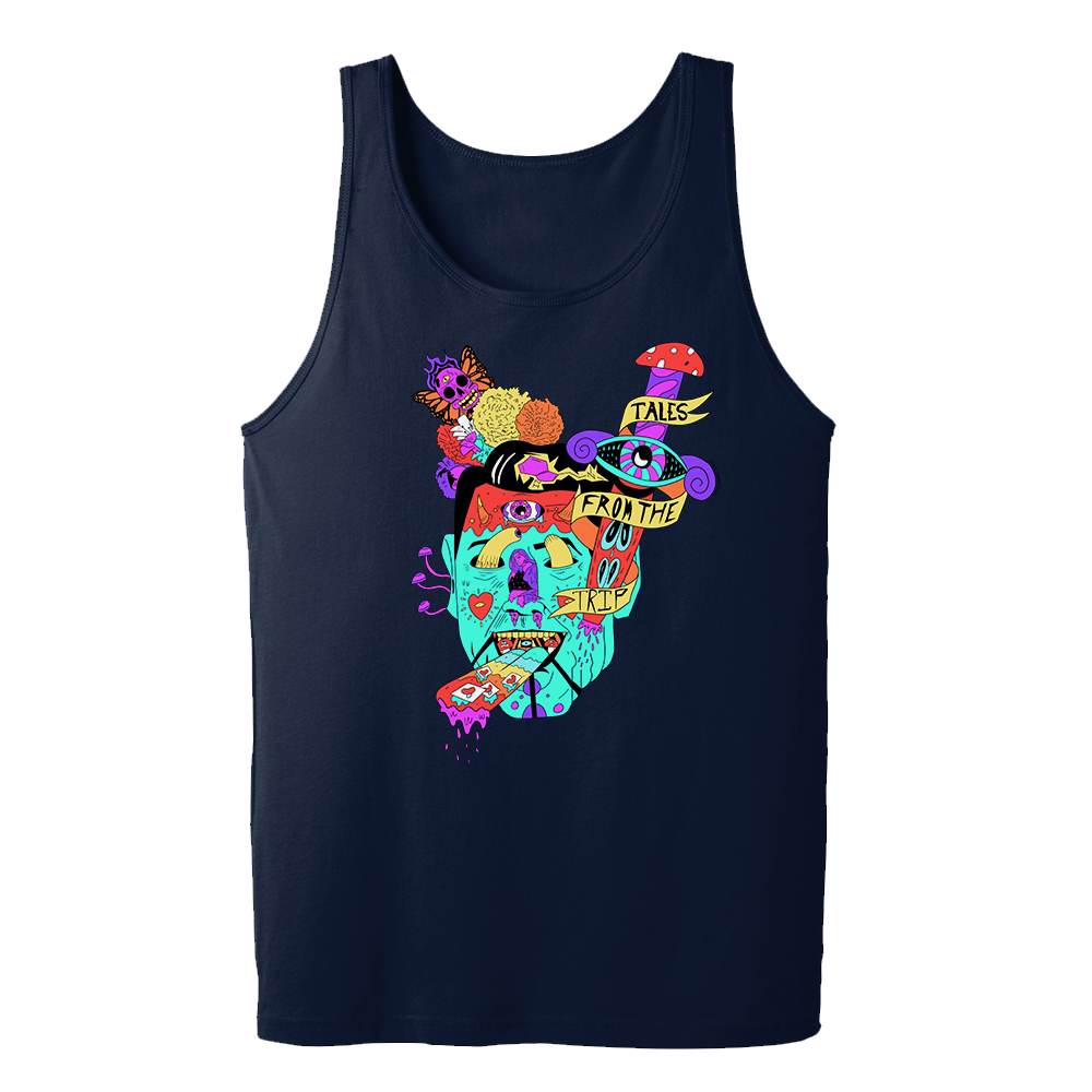 Tales from the Trip Face Design Adult Tank Top - Paramount Shop