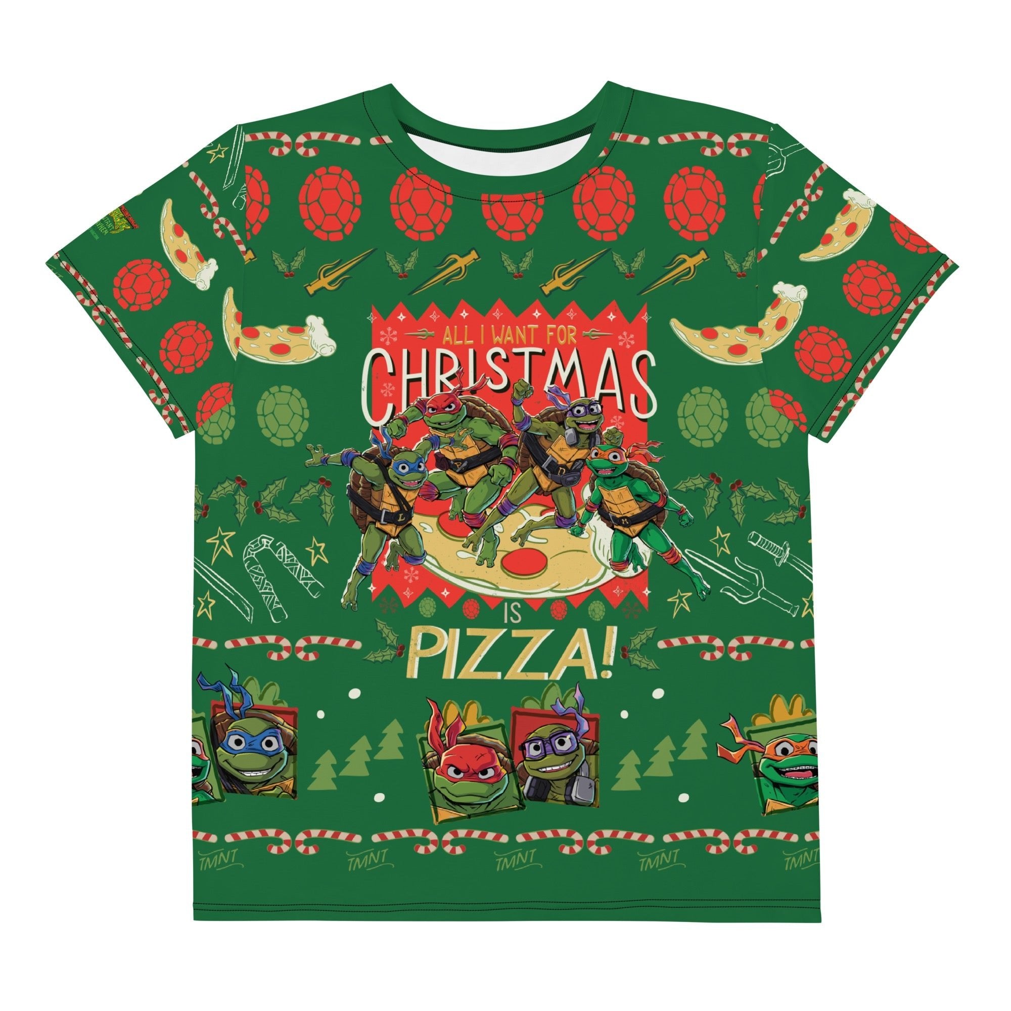 Teenage Mutant Ninja Turtles Christmas Kids T-shirt – Paramount Shop teenage-mutant-ninja-turtles-christmas-kids-t-shirt-paramount-shop