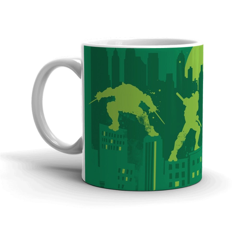 Teenage Mutant Ninja Turtles Four Friends White Mug - Paramount Shop