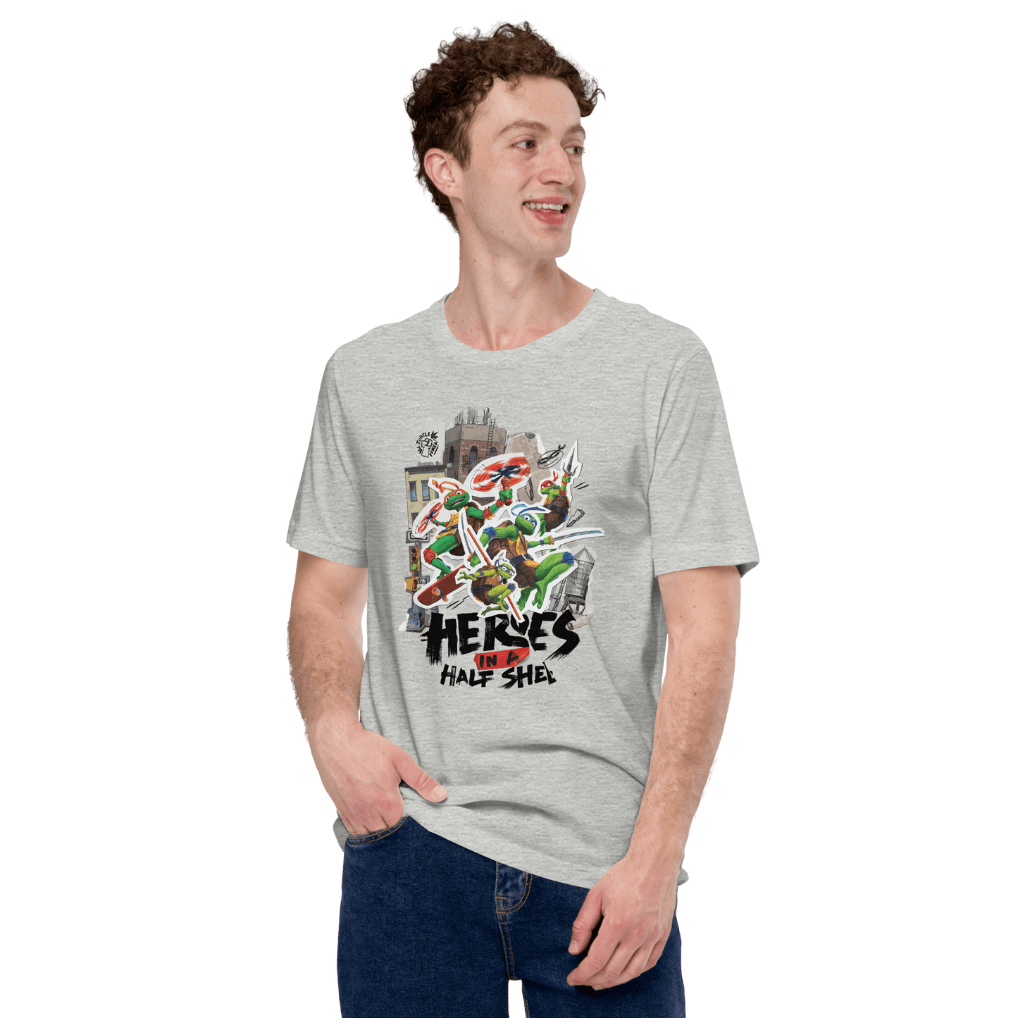 Teenage Mutant Ninja Turtles: Mutant Mayhem Heroes In A Half Shell Adult Short Sleeve T - Shirt - Paramount Shop