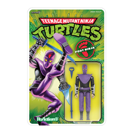Teenage Mutant Ninja Turtles ReAction+ Wave 01 - Foot Ninja - Paramount Shop