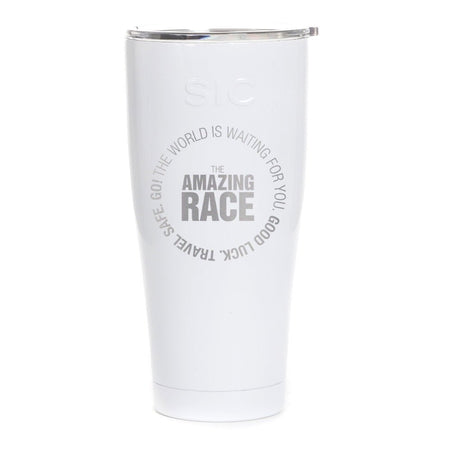 The Amazing Race Starting Badge Laser Engraved SIC Tumbler - Paramount Shop