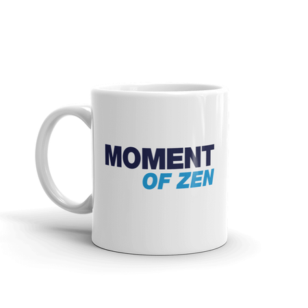 The Daily Show with Trevor Noah Moment of Zen White Mug - Paramount Shop