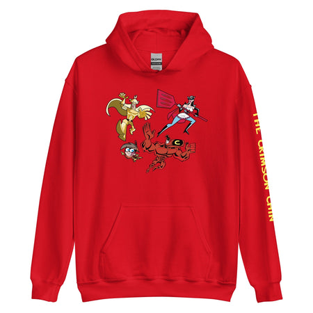 The Fairly OddParents The Crimson Chin Adult Hooded Sweatshirt - Paramount Shop
