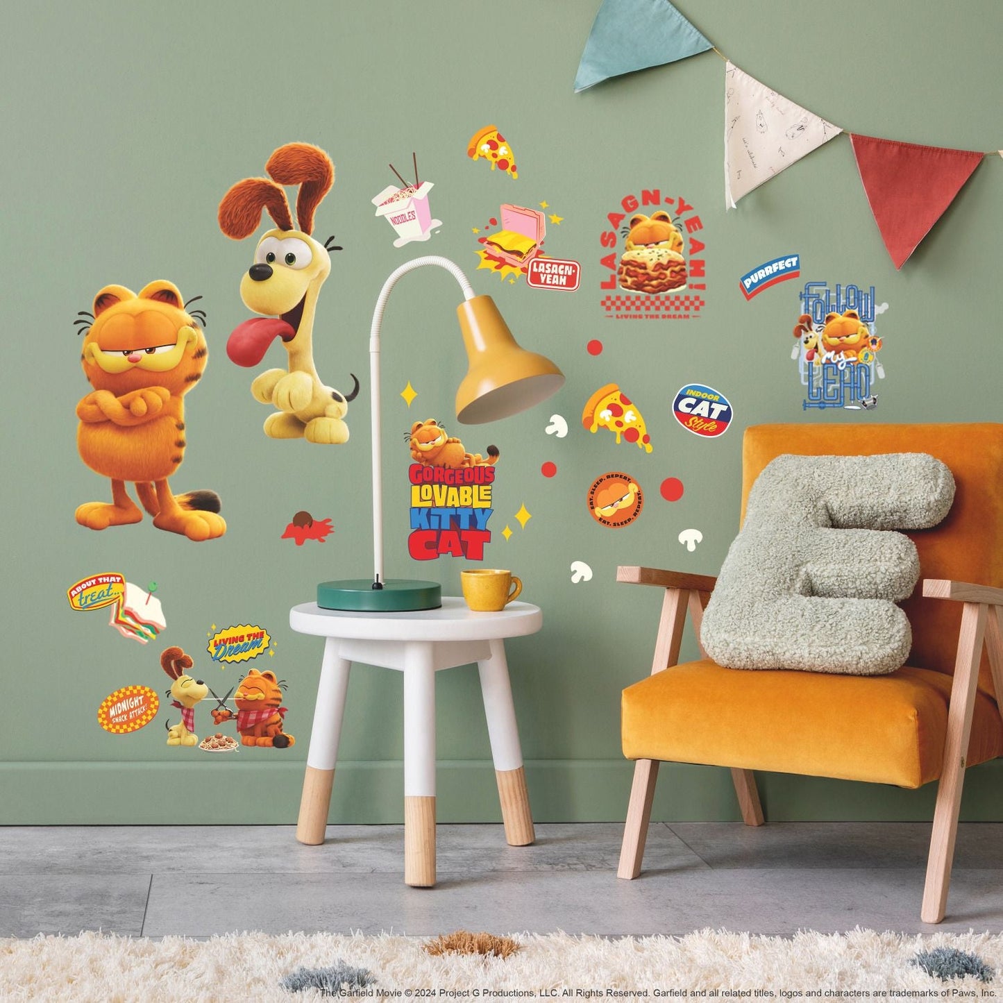The Garfield Movie Wall Decals - Paramount Shop