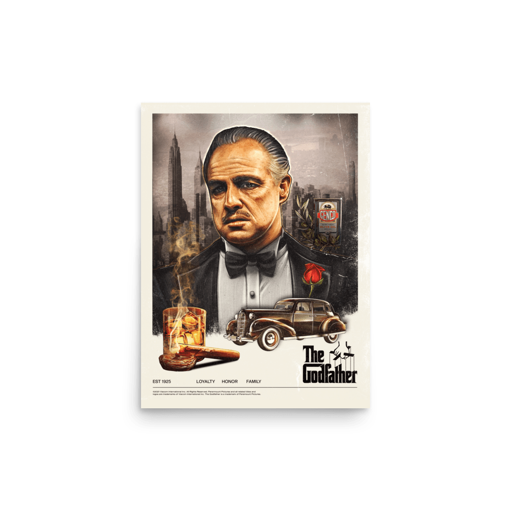 The Godfather Don Corleone Premium Matte Paper Poster – Paramount Shop