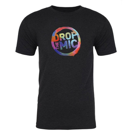 The Late Late Show with James Corden Drop the Mic Logo Men's Tri - Blend T - Shirt - Paramount Shop