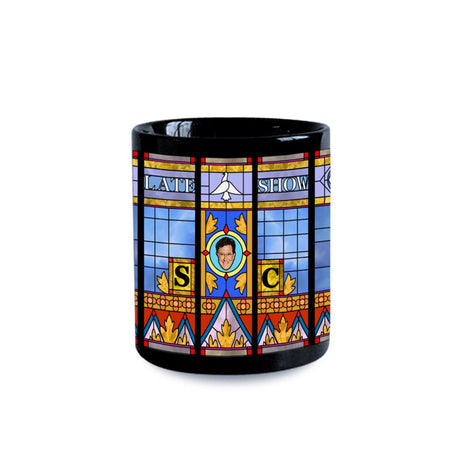 The Late Show with Stephen Colbert Cathedral Black 11 oz Mug - Paramount Shop